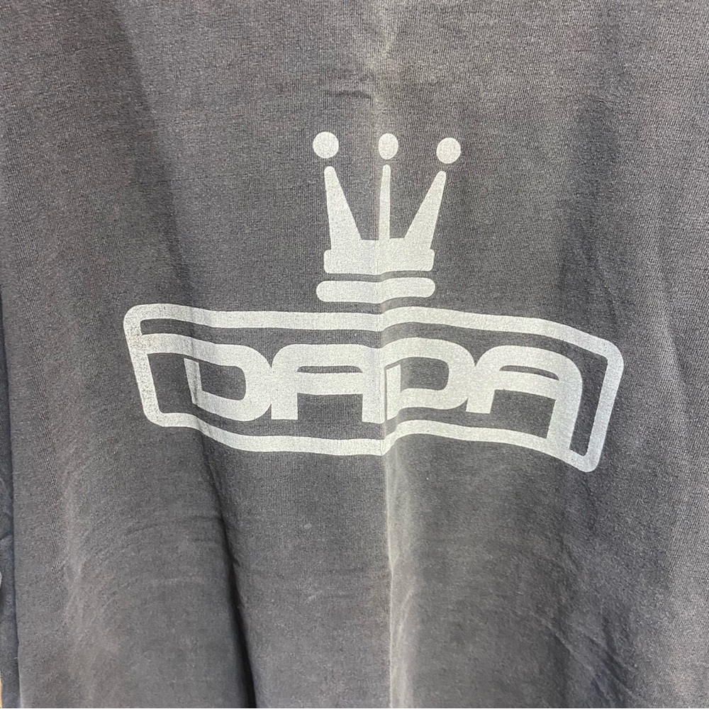 Vintage 90's Black Mens XL Dada Teeshirt - Picture 3 of 5